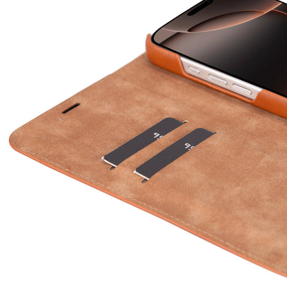 Bouletta Sonat Leather Folio Case for iPhone 16 Pro Max