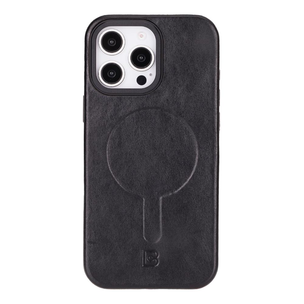 Bouletta Lexora Genuine Leather iPhone 16 Pro Case Black