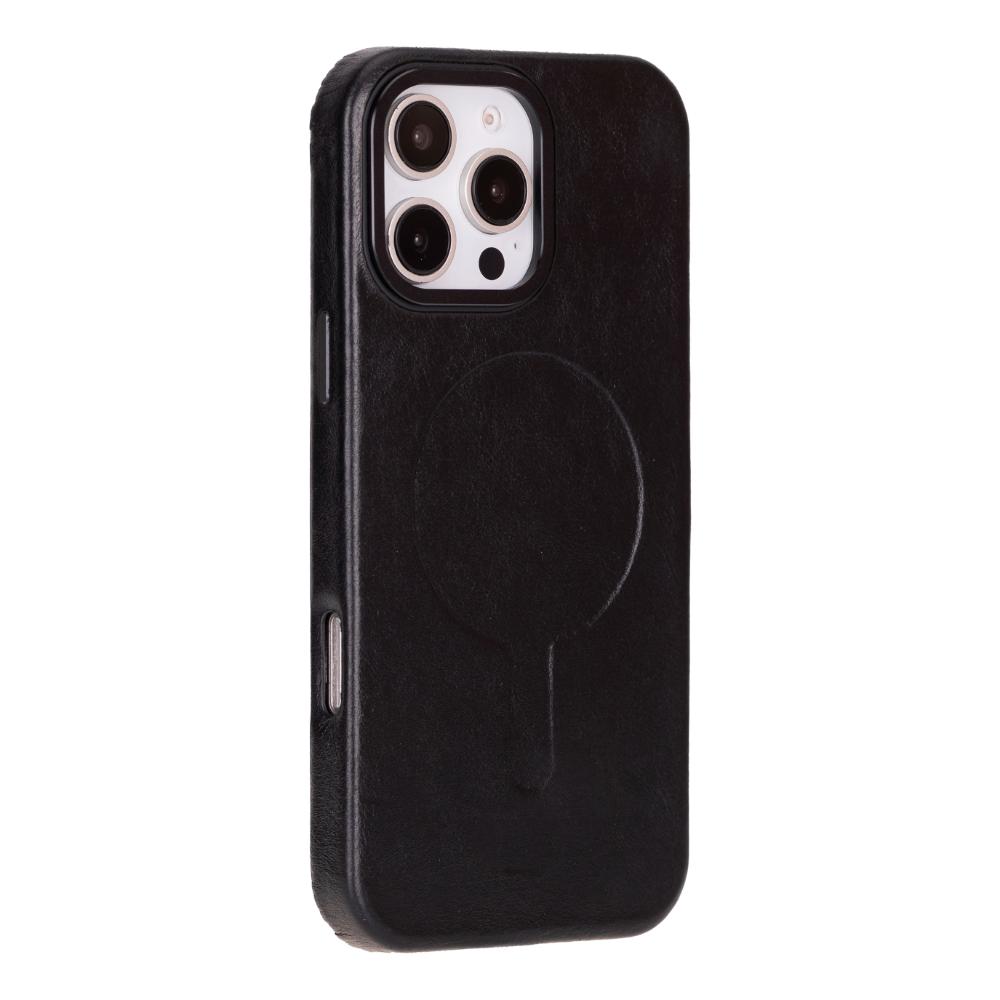 UnBranded Vento Leather Case for iPhone 16 Pro - Ultra-Slim & Stylish Black