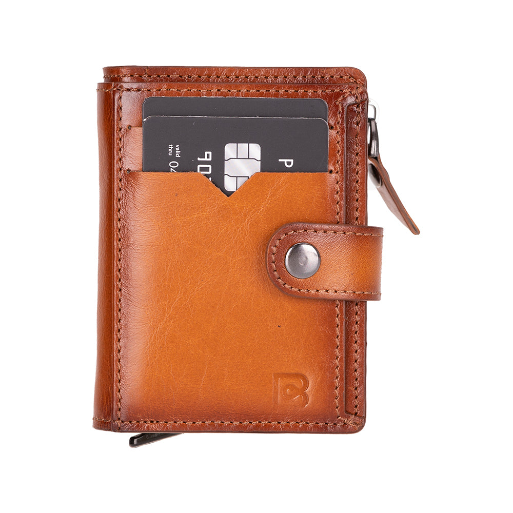 Bouletta Lumora Leather Pop-up Card Holder - RFID Protected