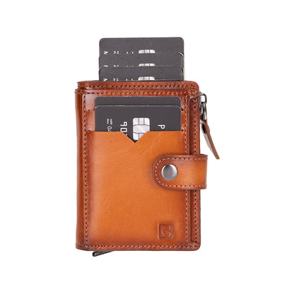 Bouletta Lumora Leather Pop-up Card Holder - RFID Protected