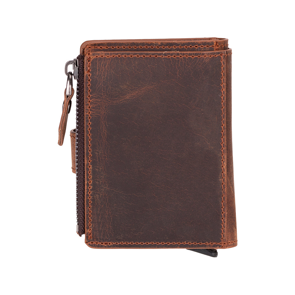 Bayelon Rodos Pop-up Leather Card Holder with RFID Protection