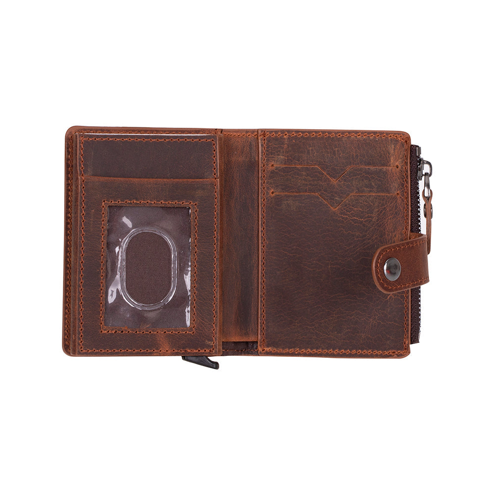 Bayelon Rodos Pop-up Leather Card Holder with RFID Protection