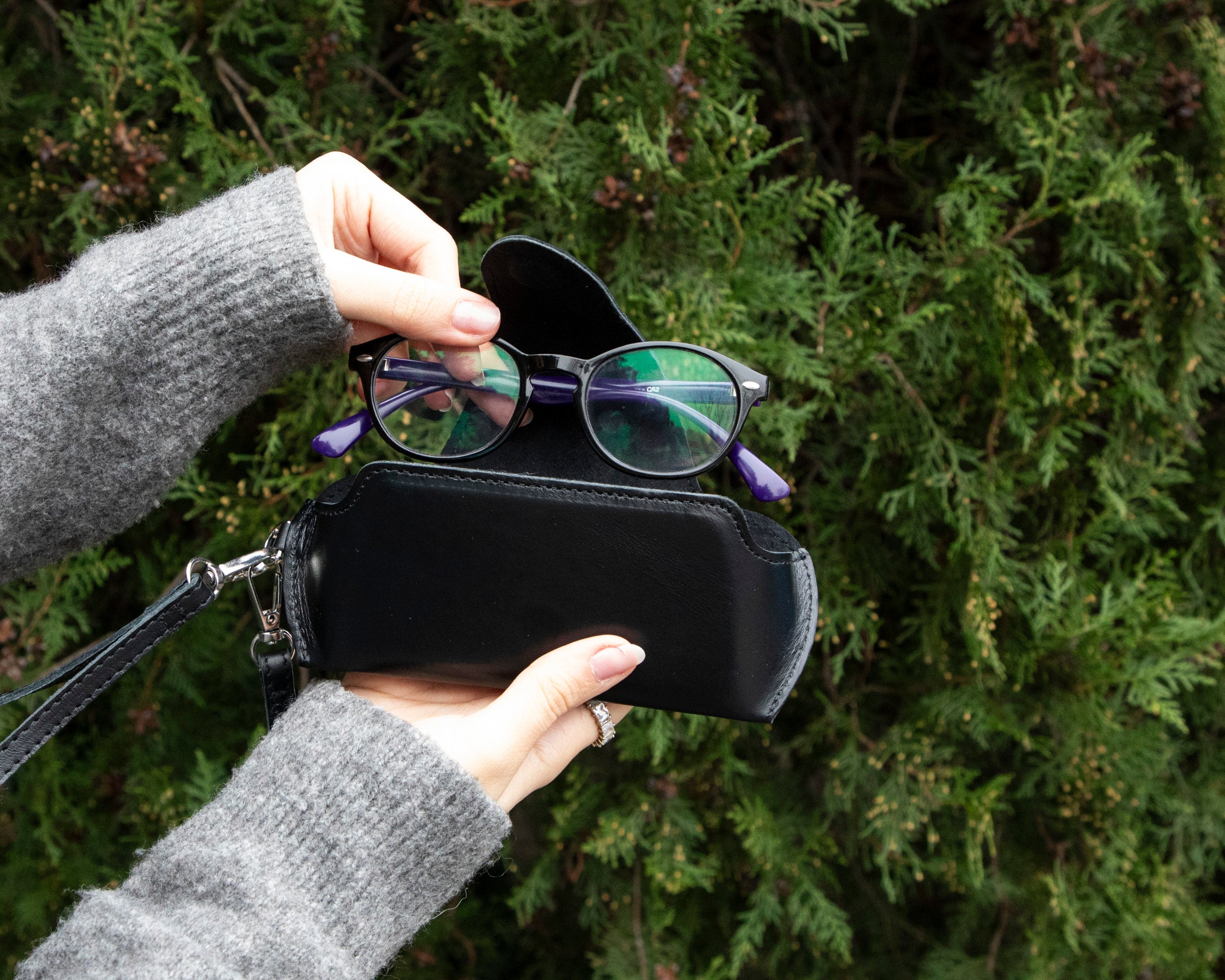 Bayelon Riviera Premium Leather Glasses Case