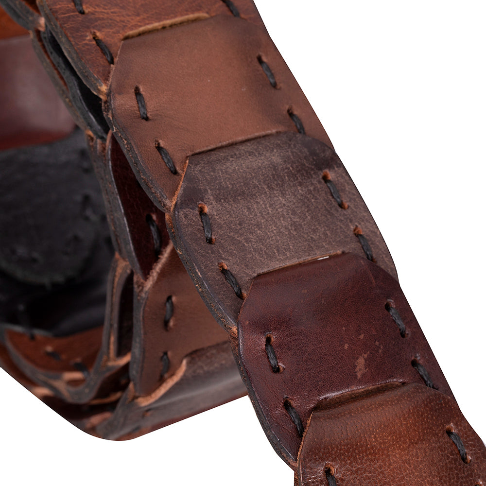 Bayelon Eclipso Braided Leather Men's Belt - Handcrafted Style