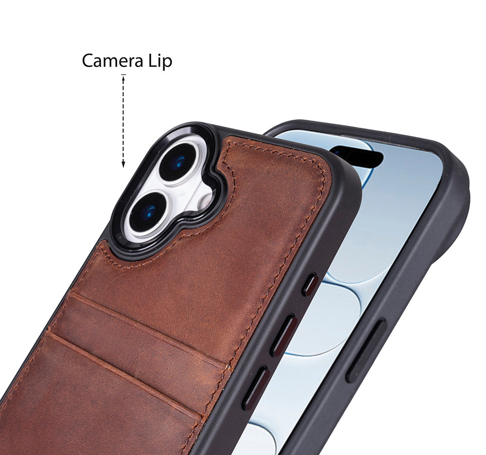 Bouletta Flex Cover Leather iPhone 17 Case with Card Holder