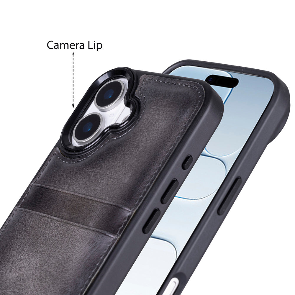Bouletta Flex Cover Leather iPhone 17 Case with Card Holder