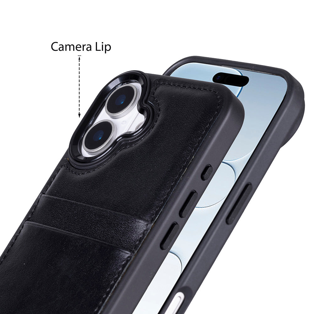 Bouletta Flex Cover Leather iPhone 17 Case with Card Holder
