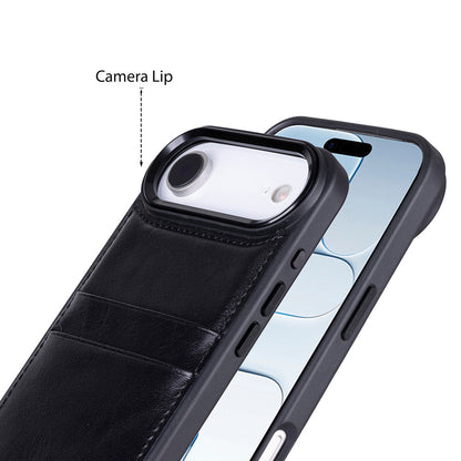 Bouletta Flex Cover Leather iPhone 17 Air Case with Card Holder