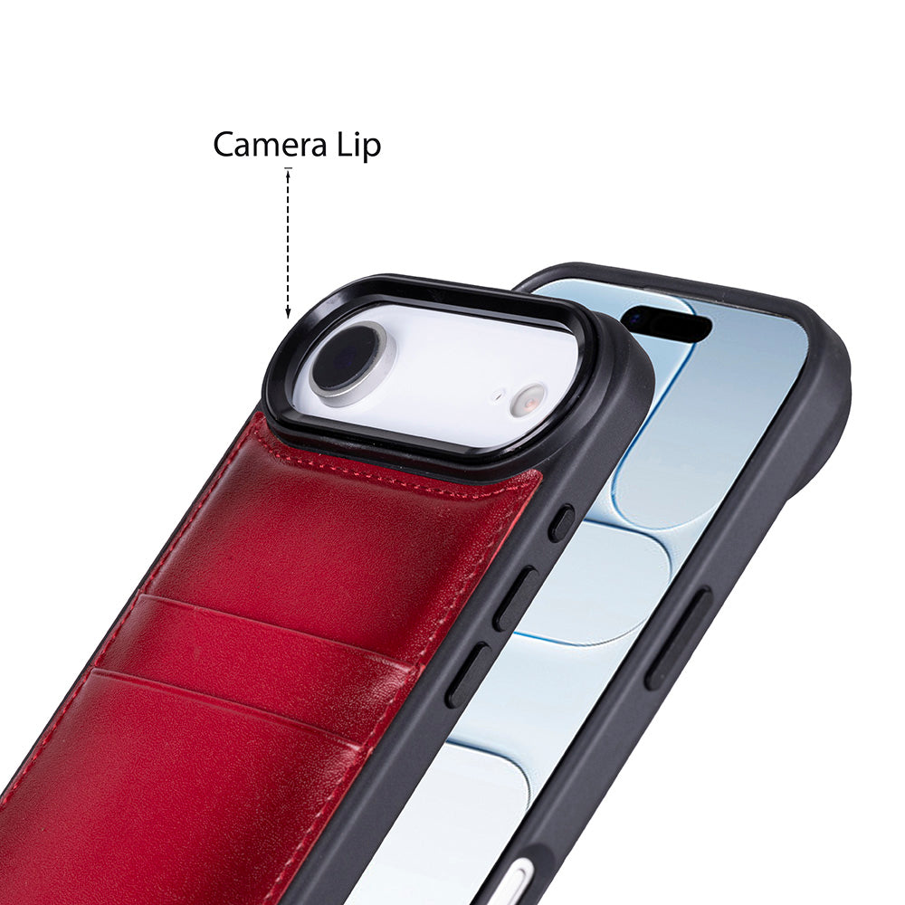 Bouletta Flex Cover Leather iPhone 17 Air Case with Card Holder