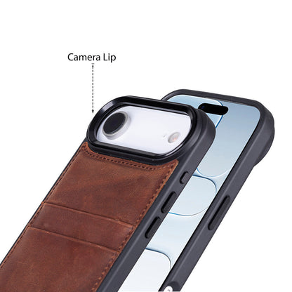 Bouletta Flex Cover Leather iPhone 17 Air Case with Card Holder