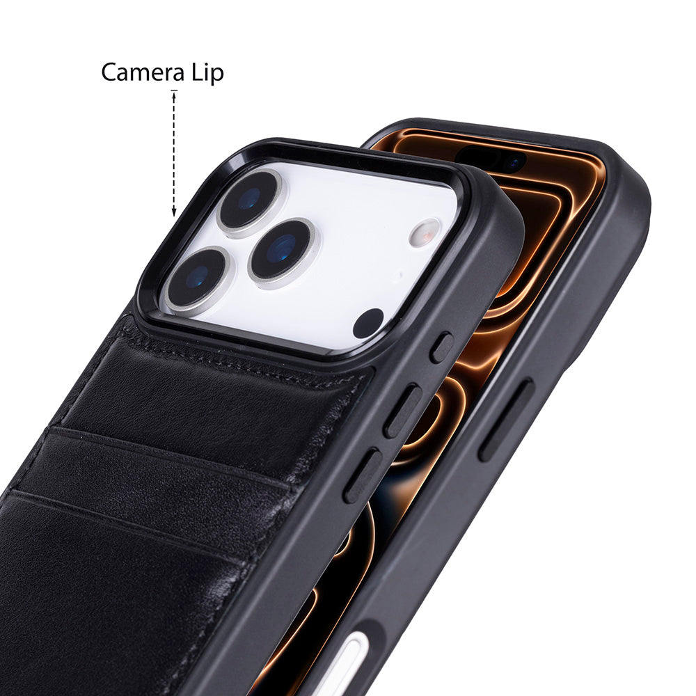 Bouletta Flex Cover Leather iPhone 17 Pro Max Case with Card Holder