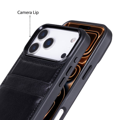 Bouletta Flex Cover Leather iPhone 17 Pro Max Case with Card Holder