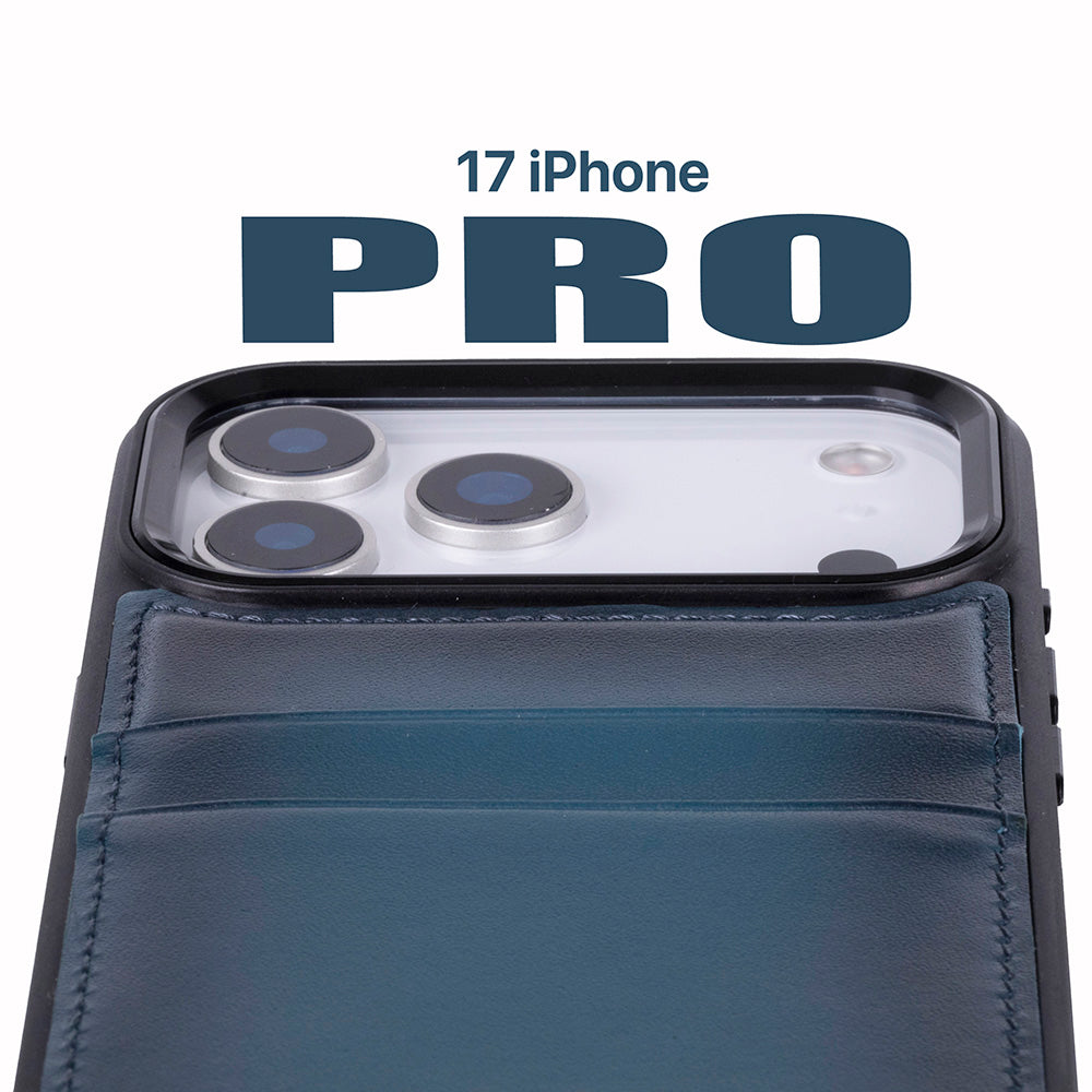 Bouletta Flex Cover Leather iPhone 17 Pro Case with Card Holder