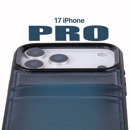 Bouletta Flex Cover Leather iPhone 17 Pro Case with Card Holder
