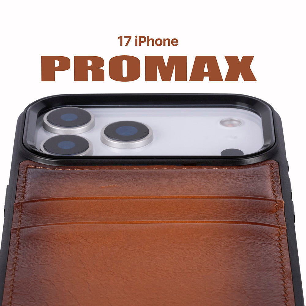 Bouletta Flex Cover Leather iPhone 17 Pro Max Case with Card Holder