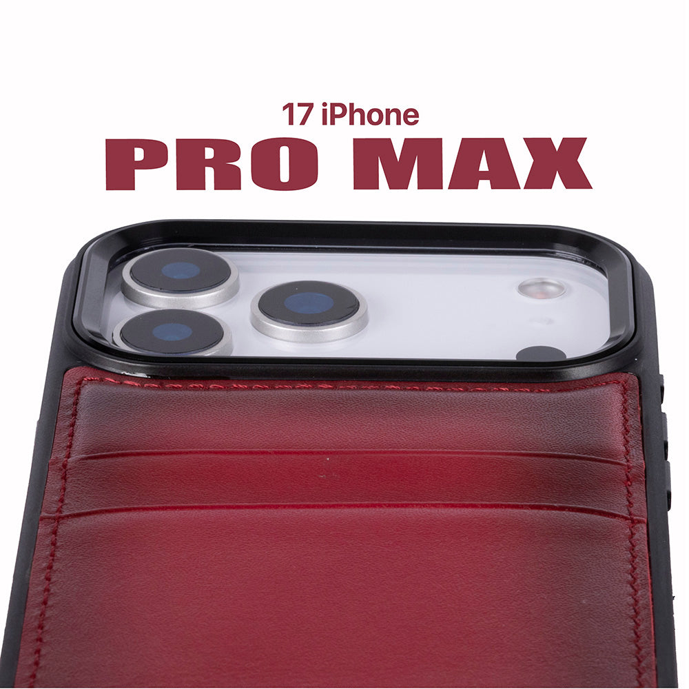 Bouletta Flex Cover Leather iPhone 17 Pro Max Case with Card Holder