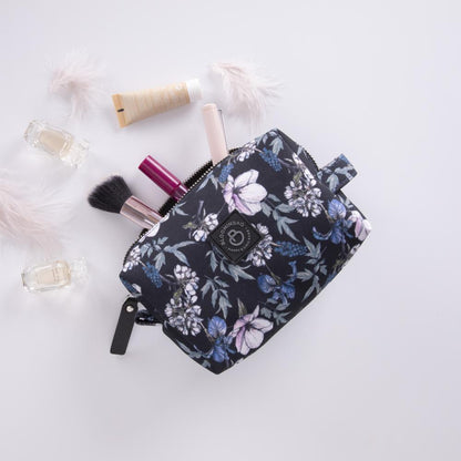BloominBag Cherries Floral Makeup Bag