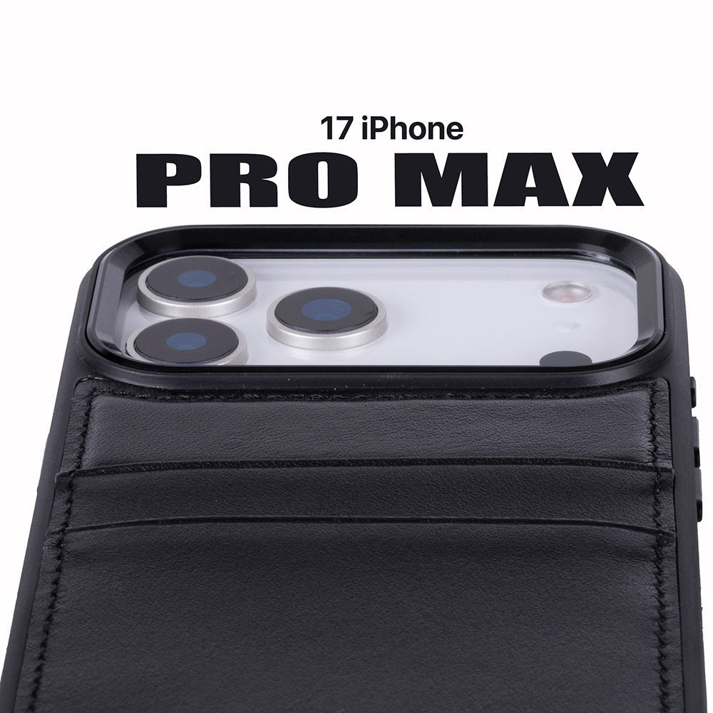 Bouletta Flex Cover Leather iPhone 17 Pro Max Case with Card Holder