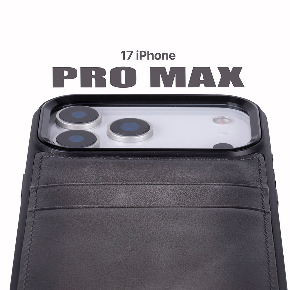 Bouletta Flex Cover Leather iPhone 17 Pro Max Case with Card Holder