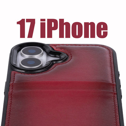 Bouletta Flex Cover Leather iPhone 17 Case with Card Holder