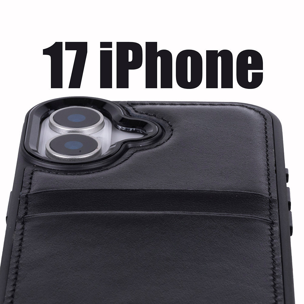 Bouletta Flex Cover Leather iPhone 17 Case with Card Holder