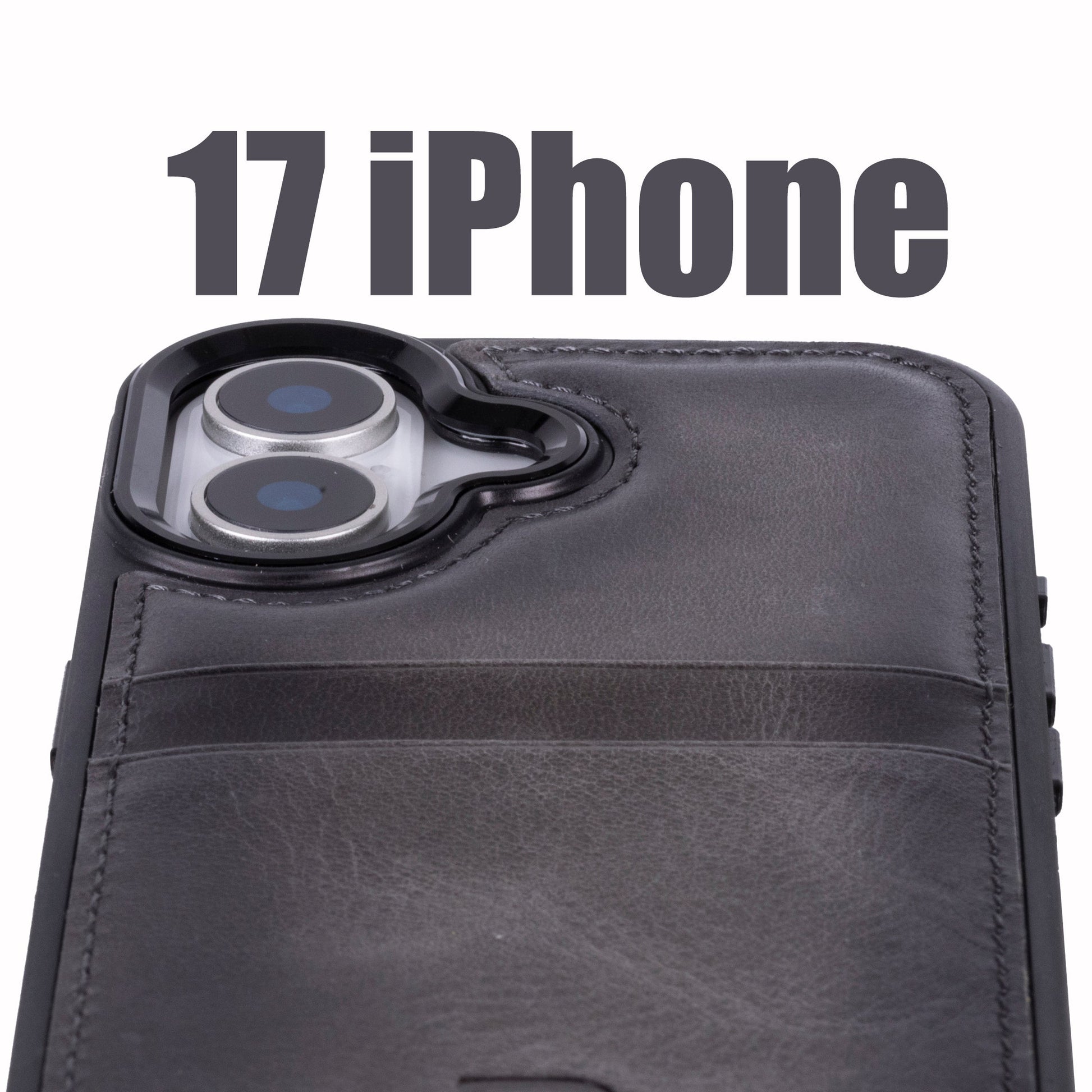Bouletta Flex Cover Leather iPhone 17 Case with Card Holder