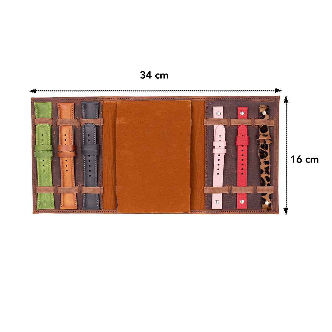 UnBranded Triple Watch Band Leather Organizer