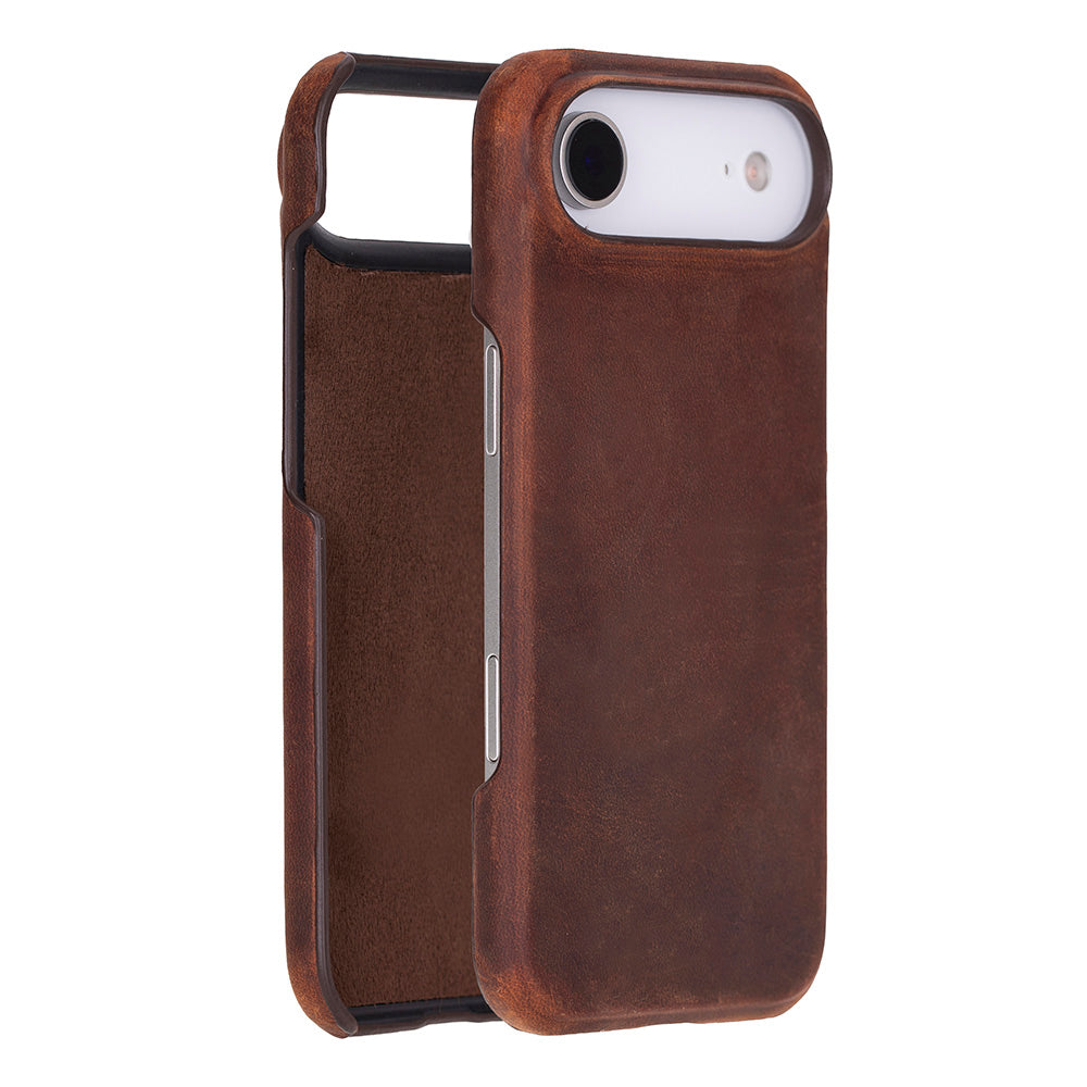 UnBranded Ultimate Jacket Leather iPhone 17 Air Case Saddle Brown