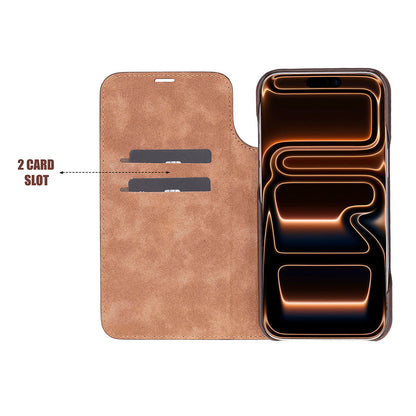 UnBranded Sonat Leather iPhone 17 Pro Folio Case