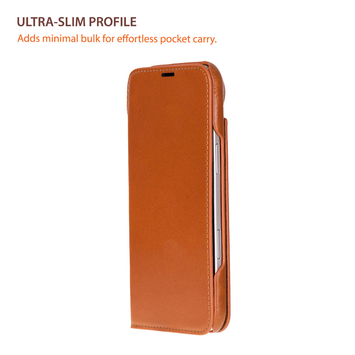 UnBranded Sonat Leather iPhone 17 Air Folio Case