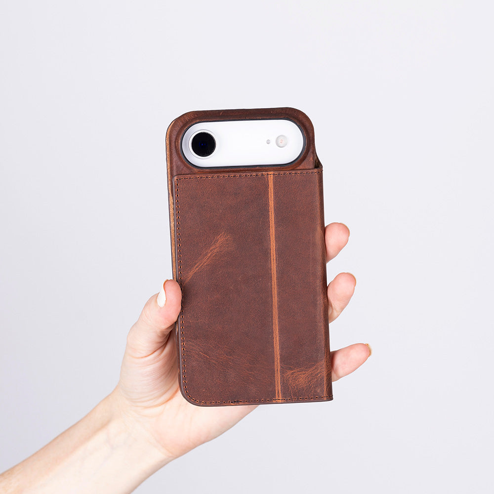 UnBranded Sonat Leather iPhone 17 Air Folio Case