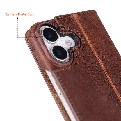 UnBranded Sonat Leather iPhone 17 Folio Case