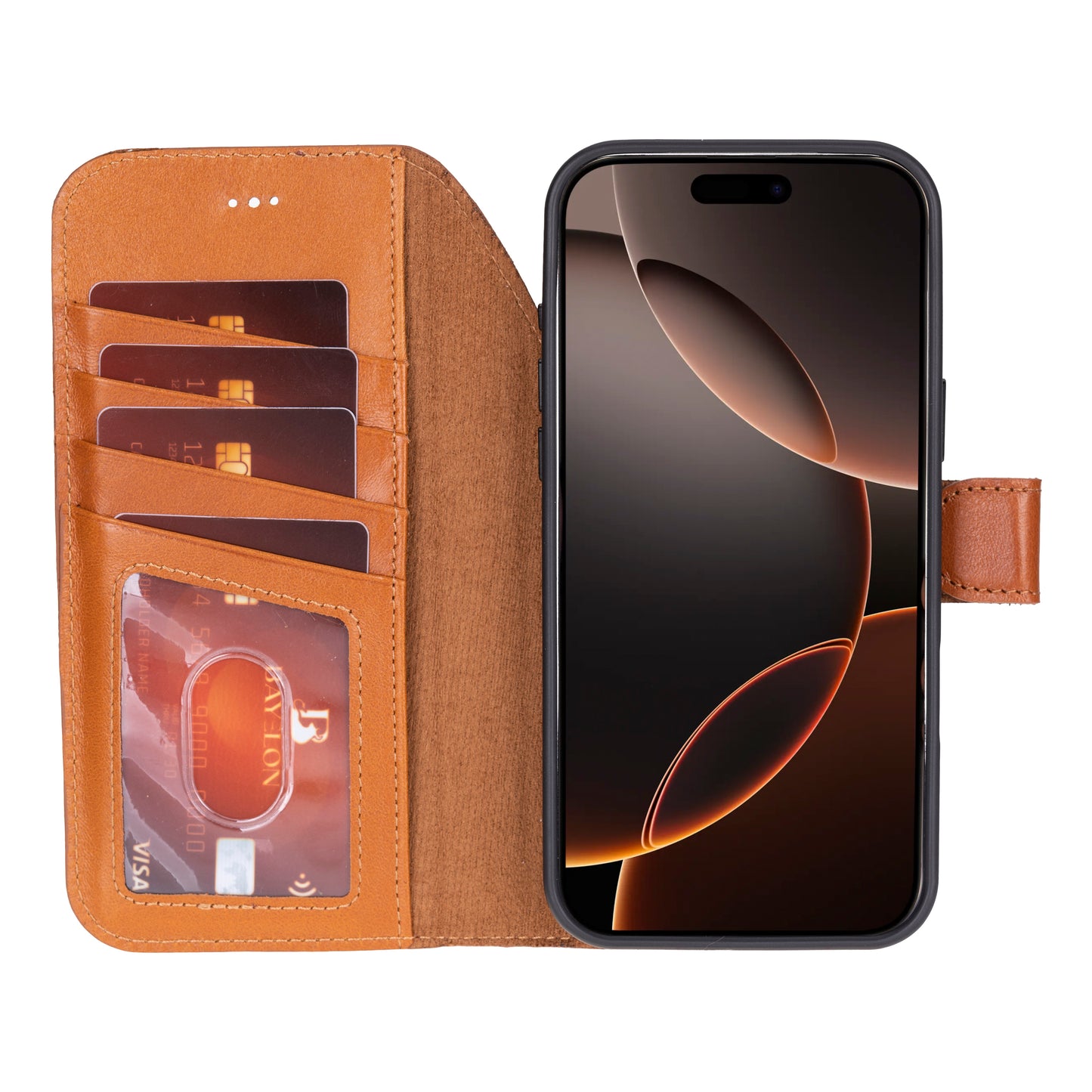 Bayelon iPhone 17 Pro Max Detachable Wallet Case