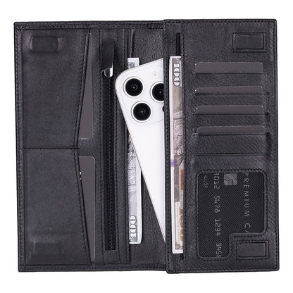 UnBranded Tenuta Leather Universal Wallet Black