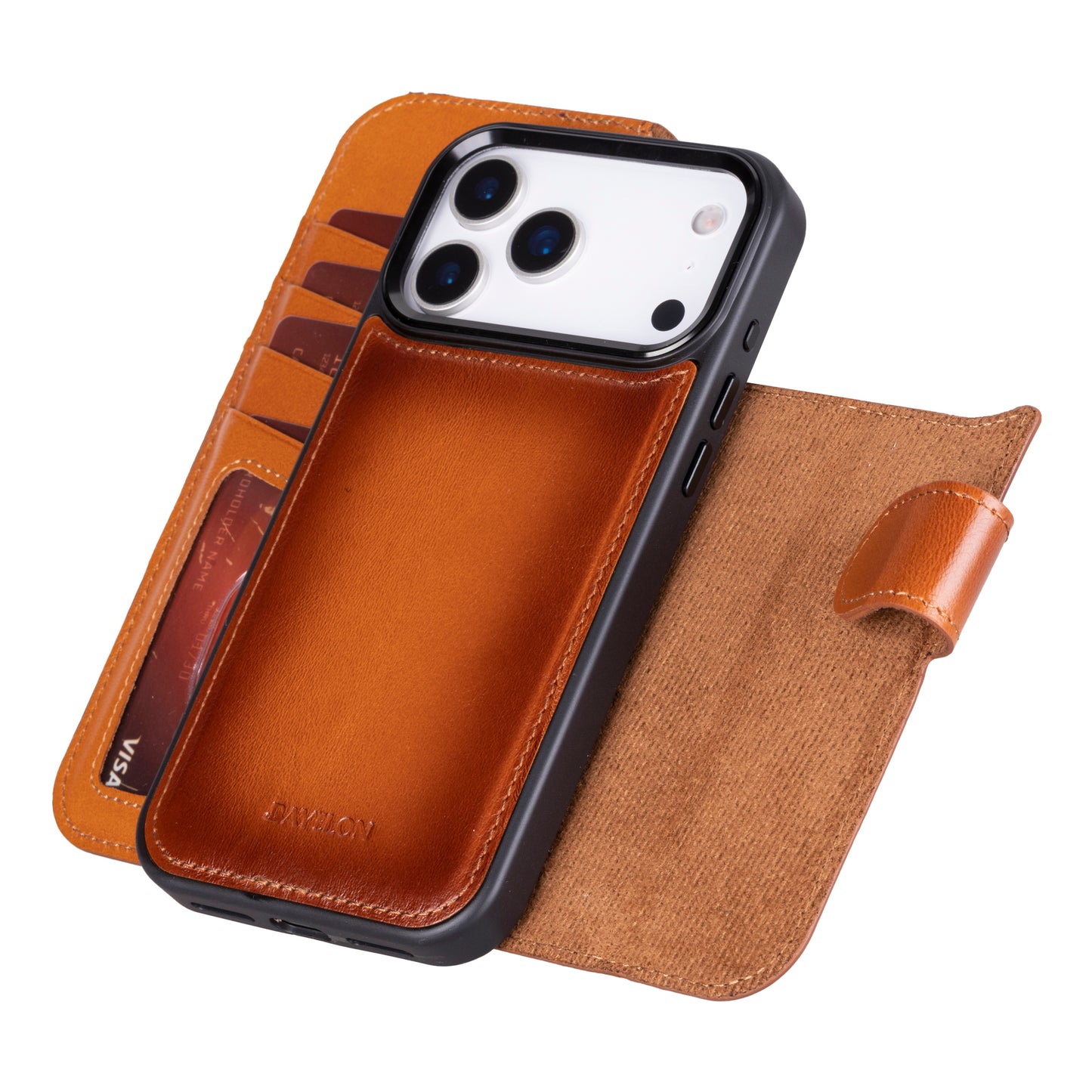Bayelon iPhone 17 Pro Max Detachable Wallet Case