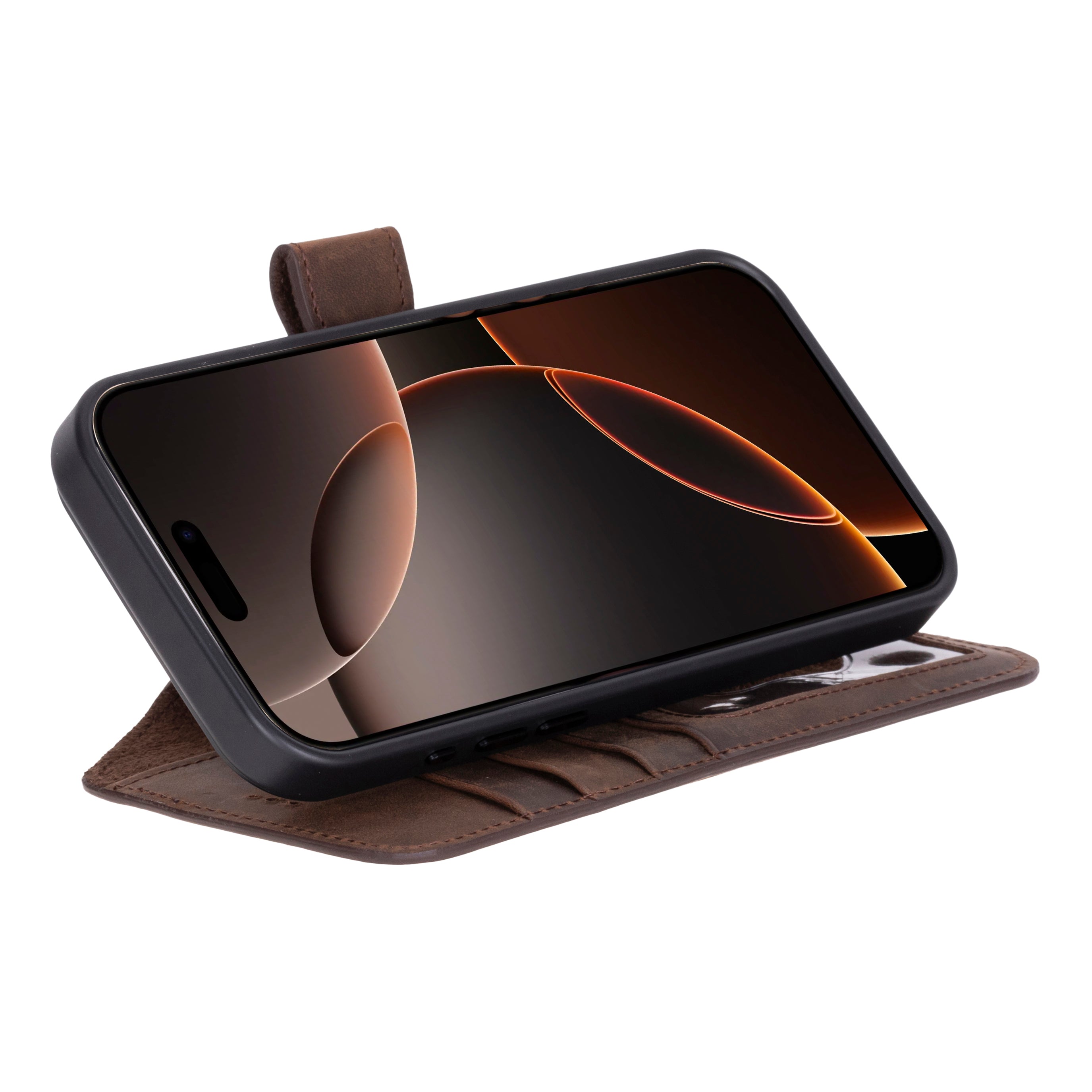 Bayelon iPhone 17 Pro Detachable Wallet Case