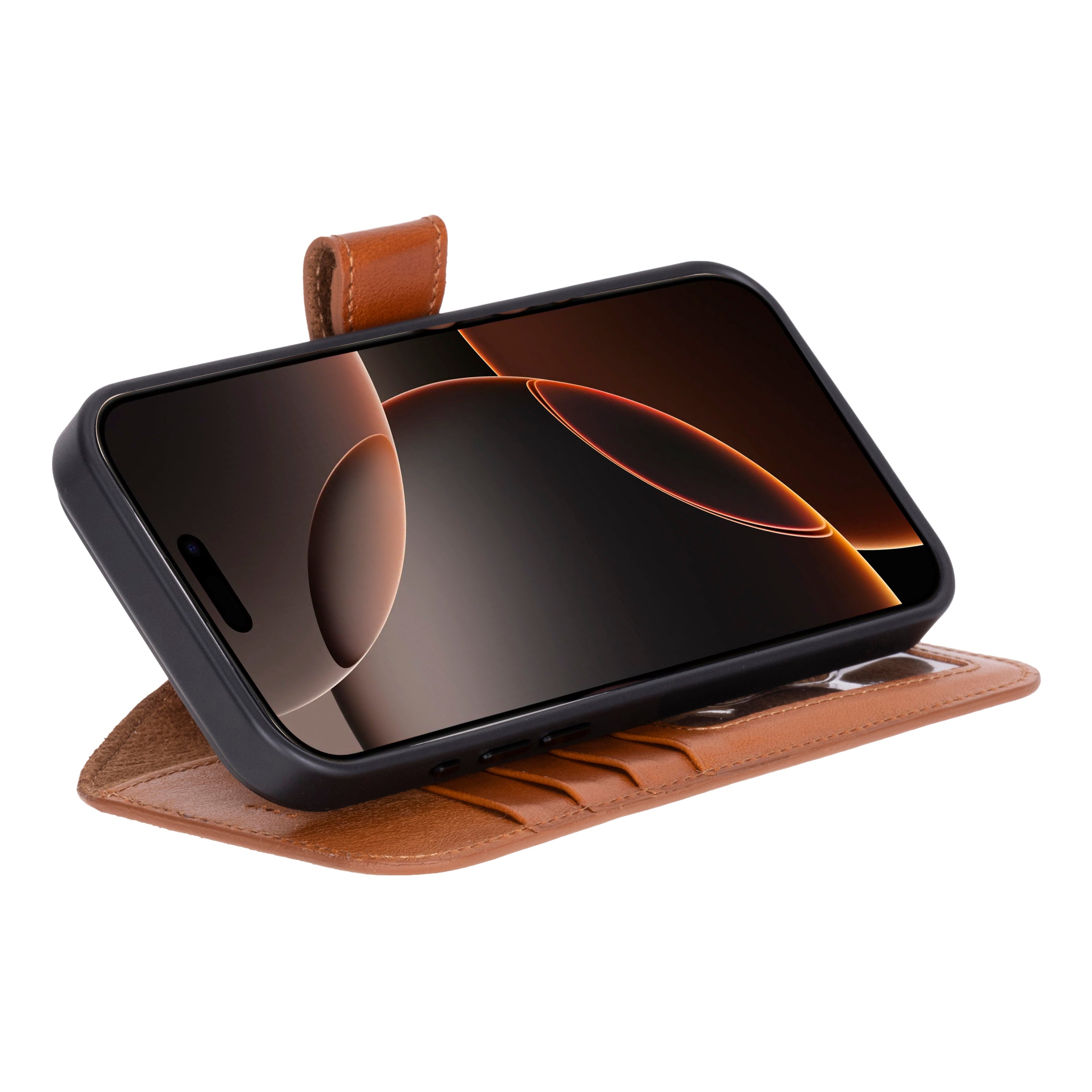 Bayelon iPhone 17 Pro Detachable Wallet Case