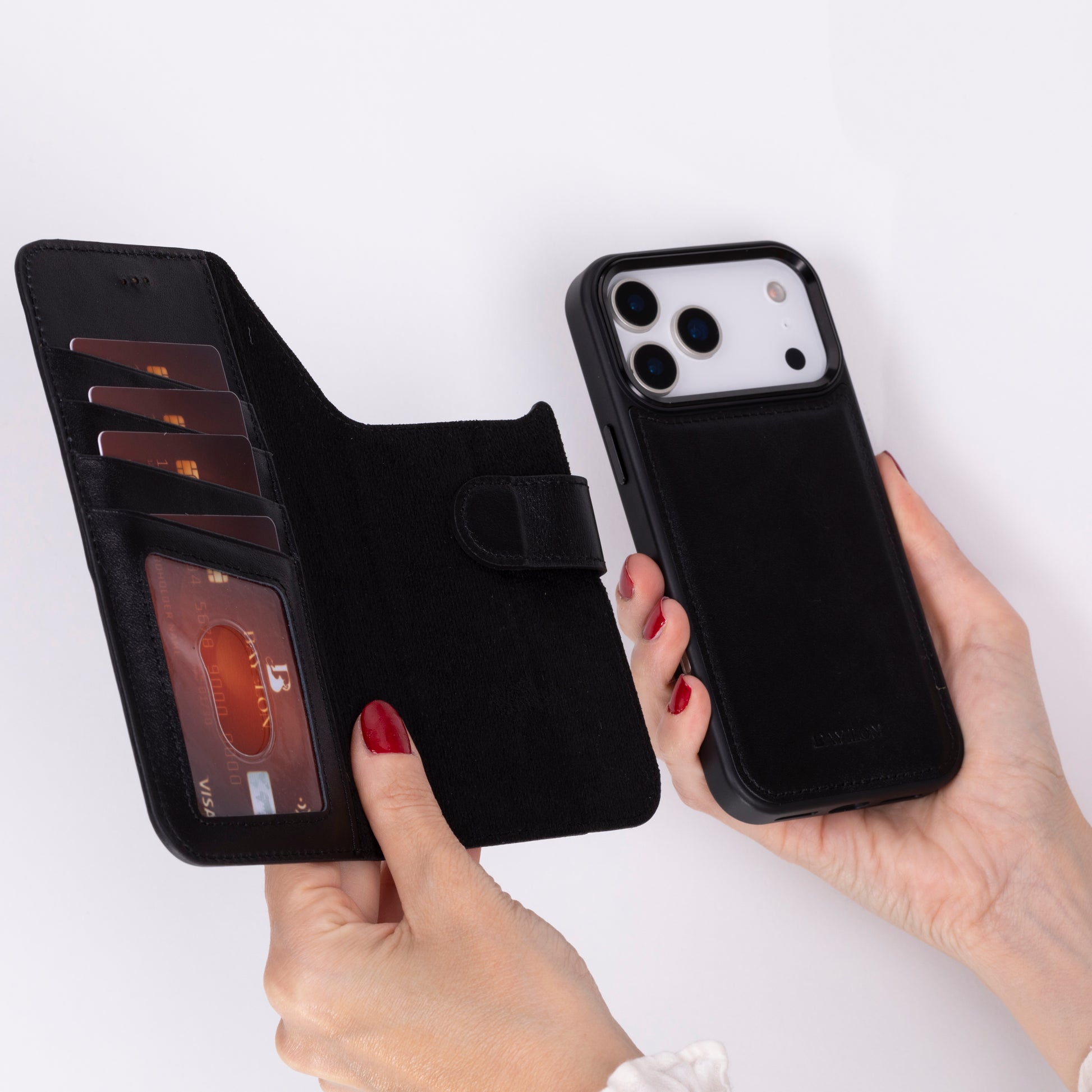 Bayelon iPhone 17 Pro Max Detachable Wallet Case