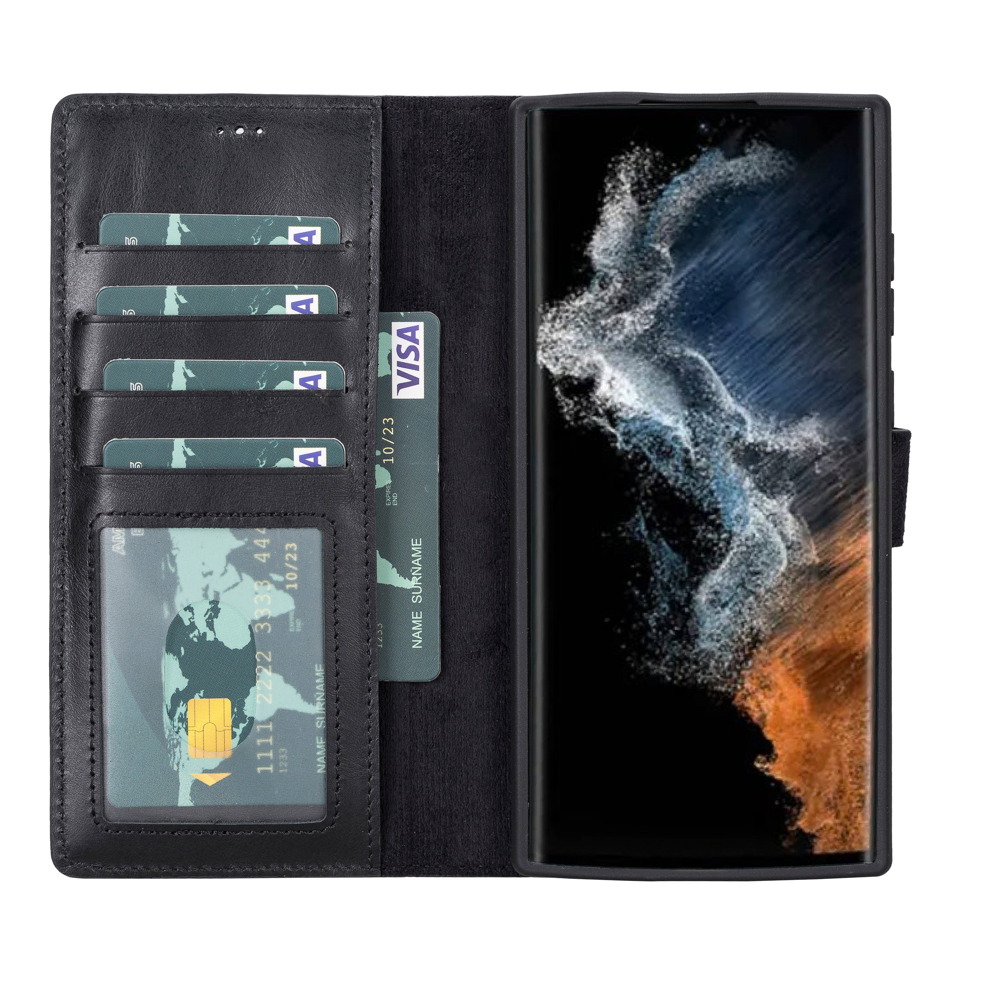 Bayelon Magic Samsung Galaxy S22 Series Leather Wallet Case