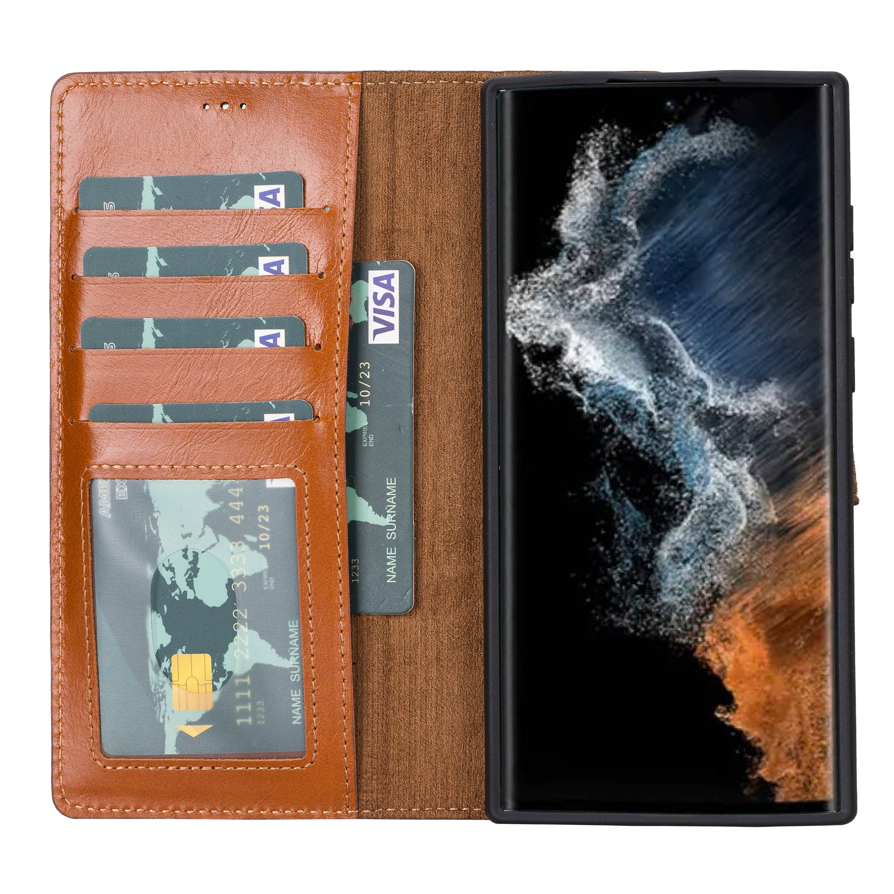Bayelon Magic Samsung Galaxy S22 Series Leather Wallet Case