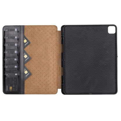 UnBranded Eto iPad Pro 13" (M4-2024) Leather Wallet Case