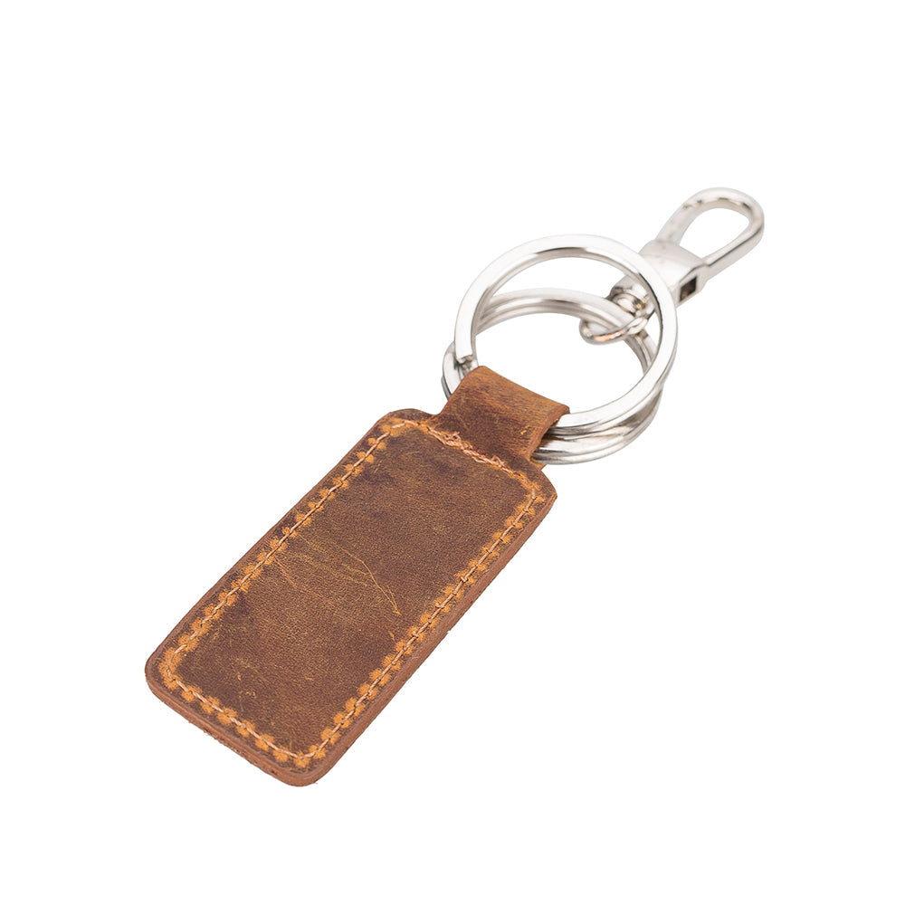 UnBranded Mina Leather Keyring Moccasin