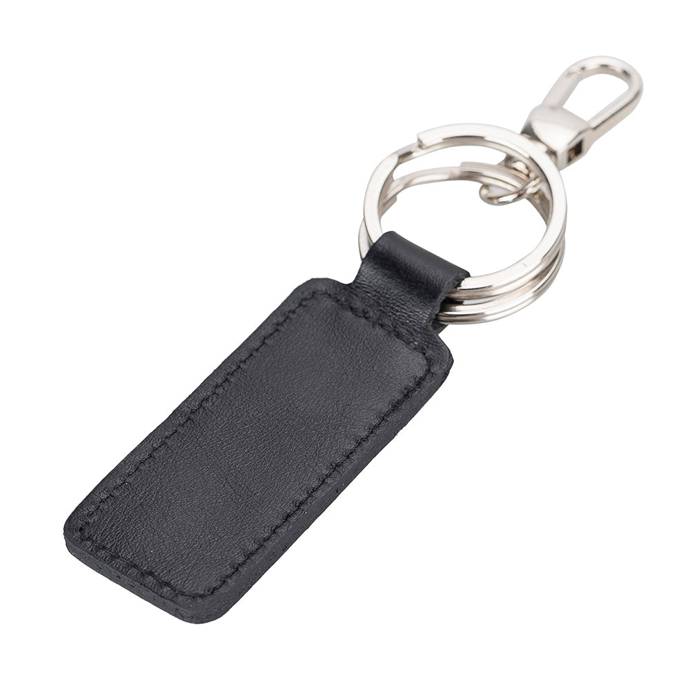 UnBranded Mina Leather Keyring Black