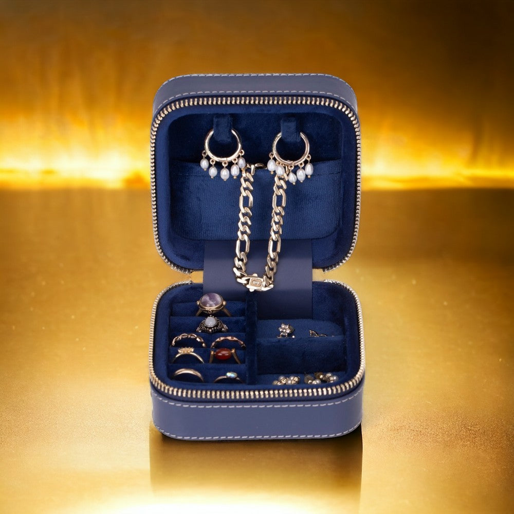 Bayelon Amanda Genuine Leather Jewelry Box