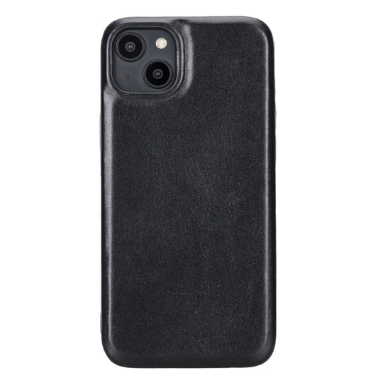 UnBranded Rock Cover iPhone 15 Plus Leather Case Black