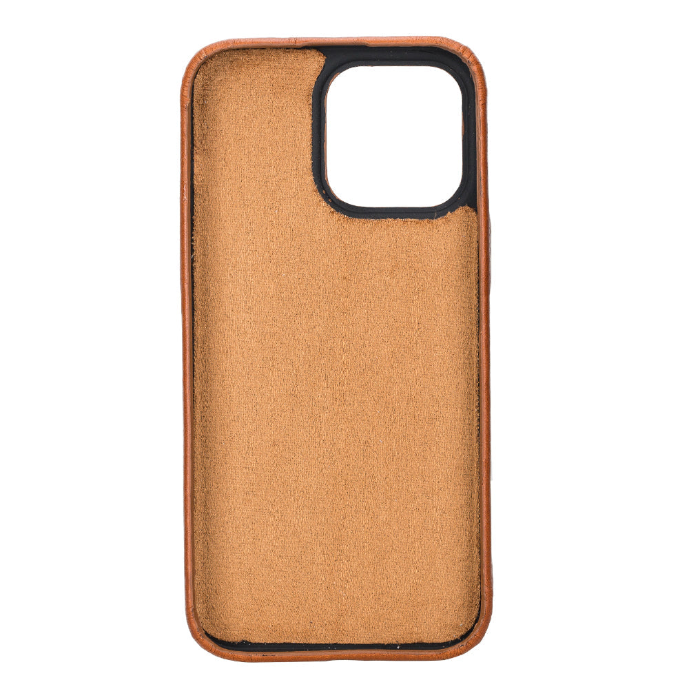 Bayelon Rock Cover Leather Case for iPhone 15 Pro Max