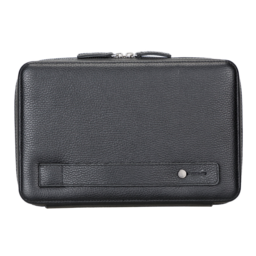 Bayelon Genuine Leather Travel Cable Organizer
