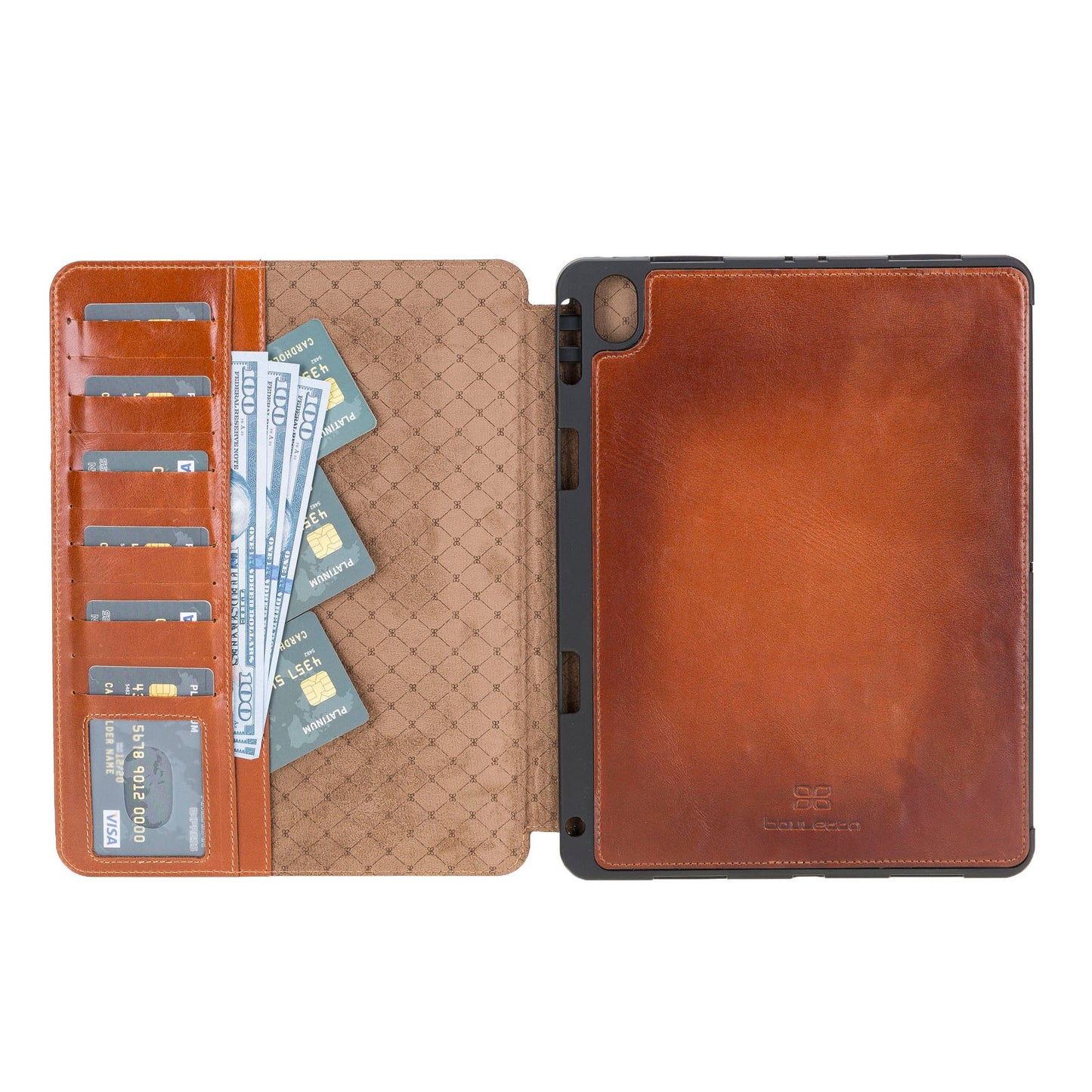 Bouletta Eto Leather Wallet Case for iPad Air 10.5" I Pad Air 10.5" 2020 4th Gen Tan