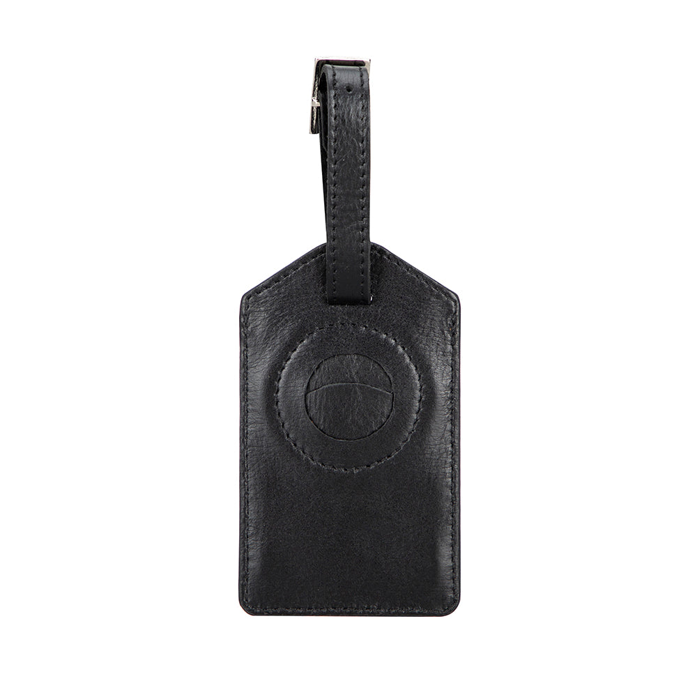 Bayelon Airconrad Premium Leather Luggage Tag with AirTag Compatibility